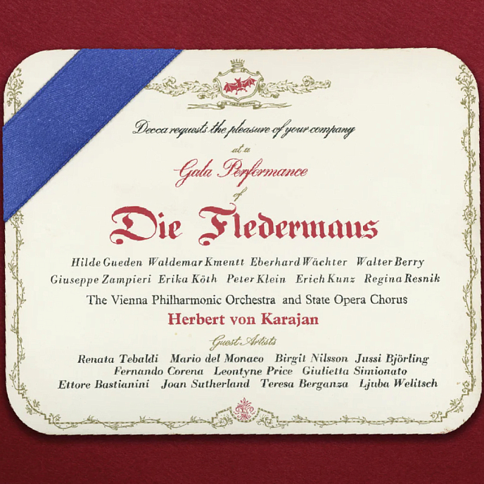 Бокс-сет Karajan, Herbert von Strauss J.: Die Fledermaus (Box-set) - 3LP - рис.0