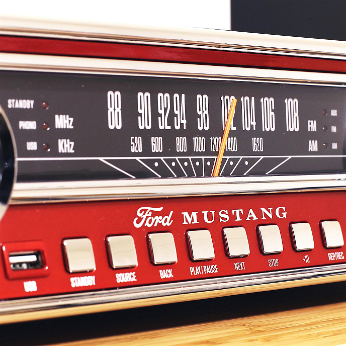 Проигрыватель винила ION MUSTANG LP Red - рис.6