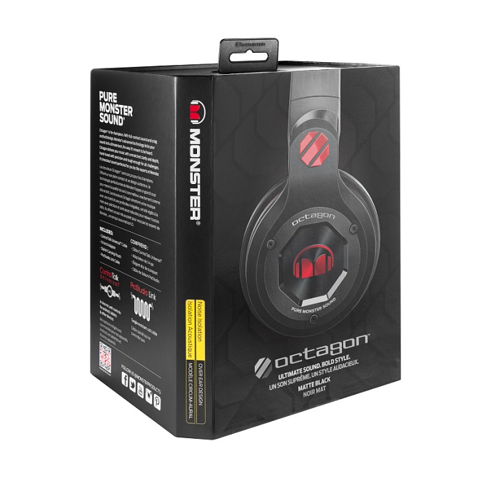 Наушники MONSTER OCTAGON (BLACK) OVER-EAR - рис.6