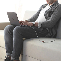 Кабель Native Union Belt Cable Pro USB-C - USB-C Zebra 2.4m