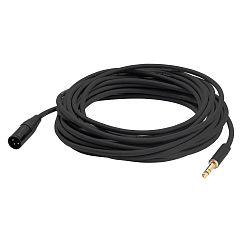 Кабель HeadMade Pro XLR-M - 6.3 stereo Black 10m