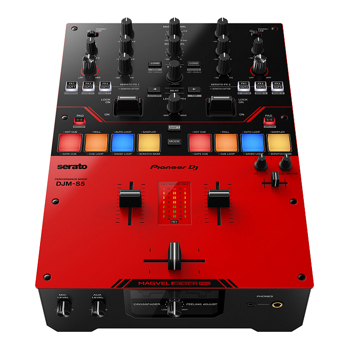 Микшерный пульт Pioneer DJM-S5 Black Red - рис.2