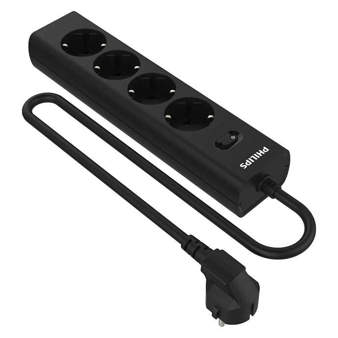 Сетевой фильтр Philips CHP2145WC/51 Black 5m - рис.0