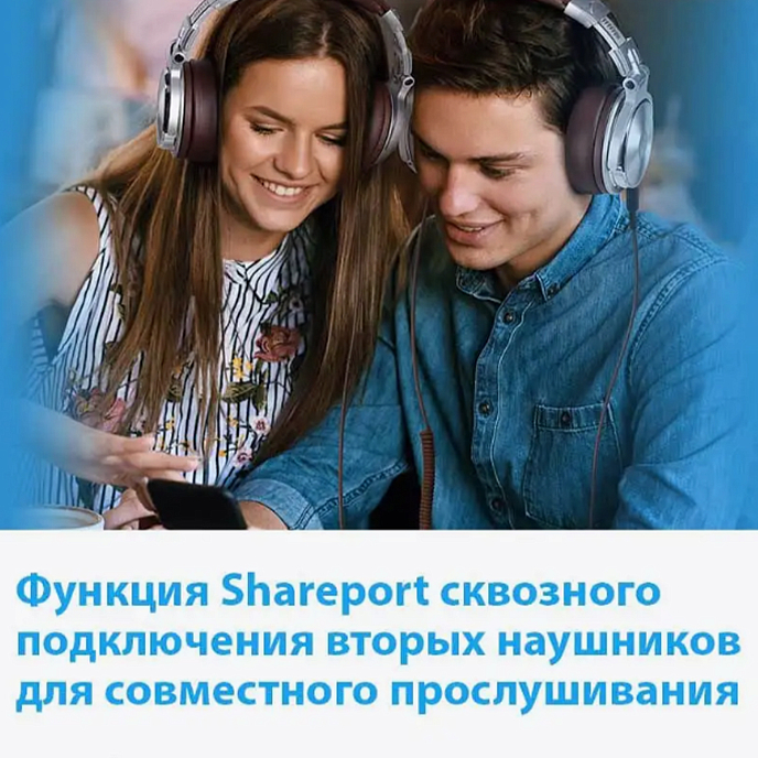 Наушники полноразмерные OneOdio Studio Pro 30 Grey/Brown - рис.5