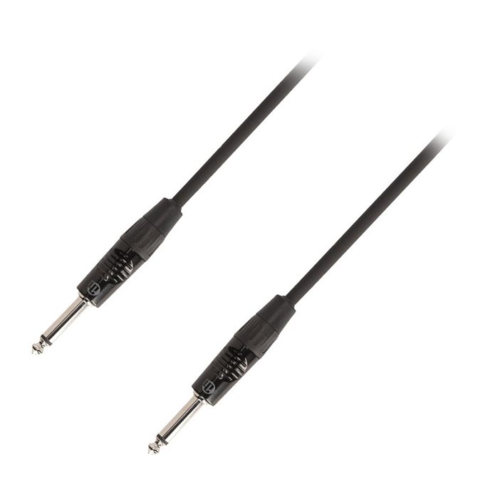 Кабель Adam Hall K4IPP0300 black 6.3mm mono - 6.3mm mono 3m - рис.0
