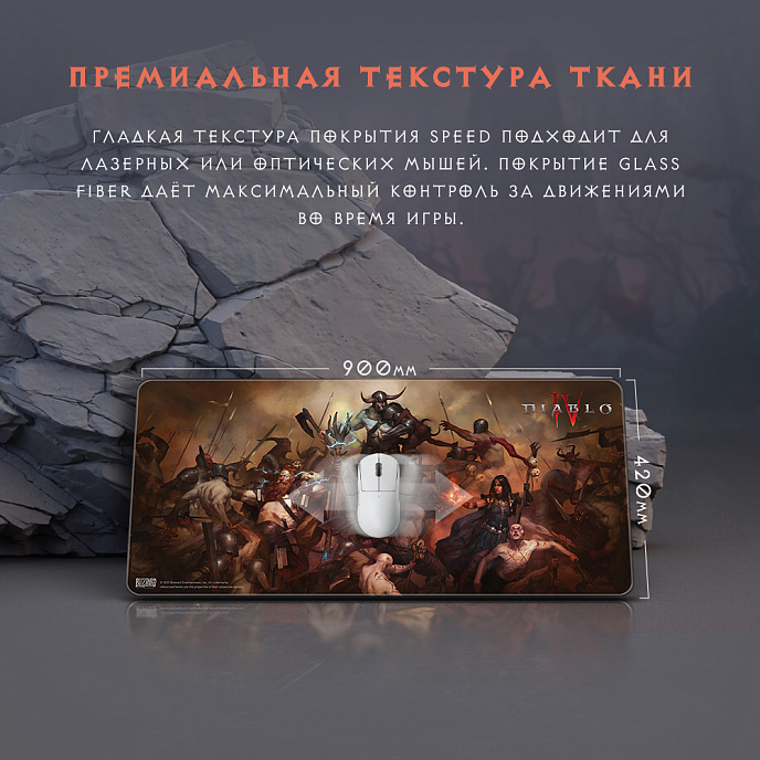Коврик для мыши Blizzard Diablo IV Heroes XL - рис.5