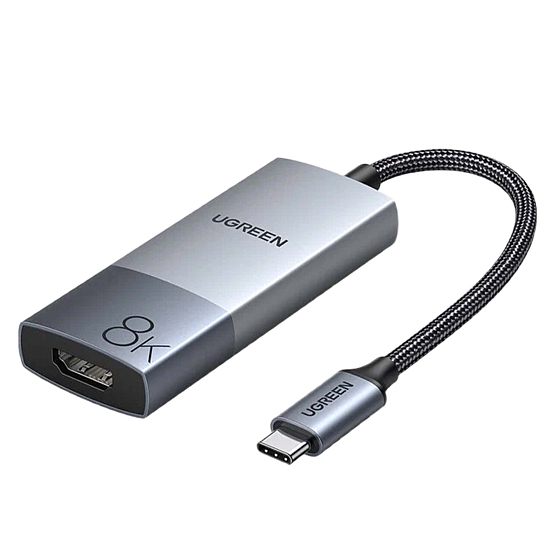 Адаптер Ugreen CM491 USB-C - HDMI 8K Adapter Silver - рис.0