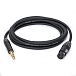 Кабель HeadMade Base XLR-f - 6.3mm male stereo Black 3m - рис.0