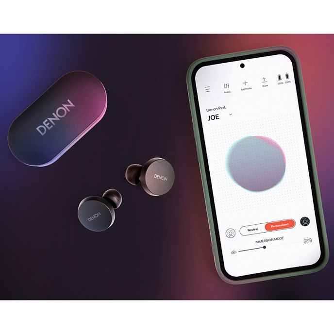 Беспроводные наушники Denon PerL Black - рис.10