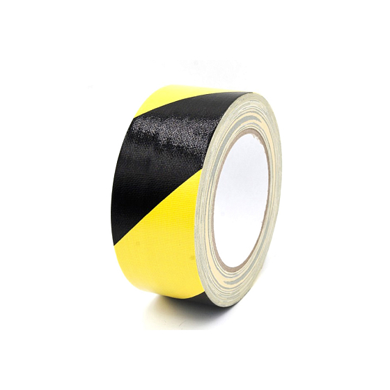 Клейкая лента DGTAPE Utility Warning Yellow Black 50mm 25m - рис.0