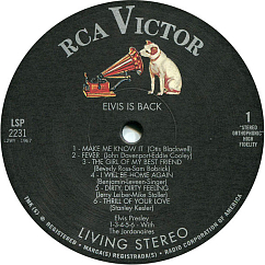 Виниловая пластинка Elvis Presley - Elvis Is Back (Analogue) LP