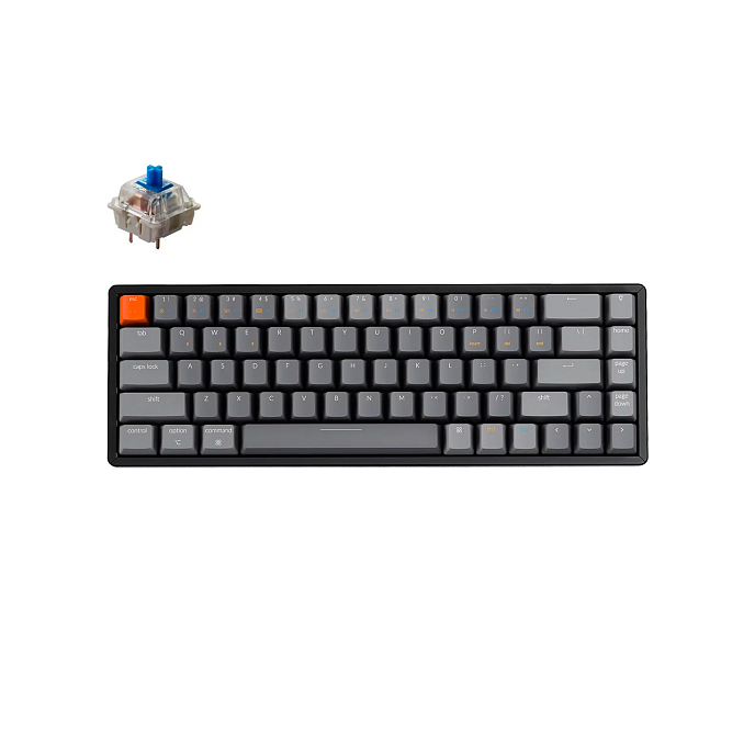 Клавиатура Keychron K6 Gateron G Pro Blue Switch - рис.0