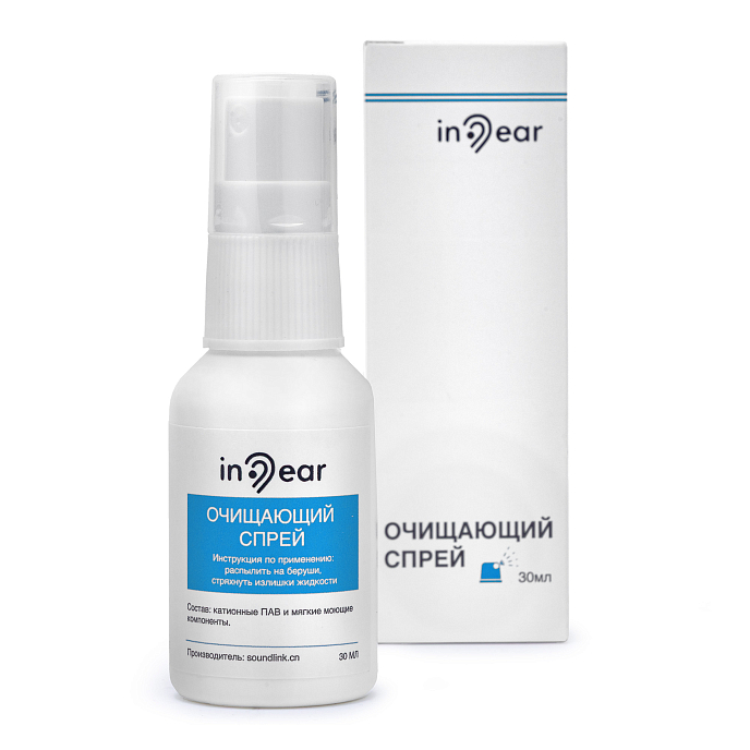 Очиститель для наушников InEar Spray 30ml - рис.0