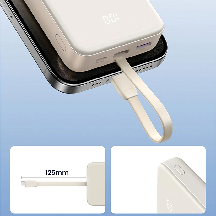 Внешний аккумулятор UGREEN PB505 20000mAh 20W White - рис.10