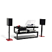 Стойки под акустику NorStone Esse Speaker Stand Black Glossy Red - рис.5