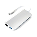 USB HUB Satechi Aluminum USB-C Multimedia Adapter Silver - рис.1