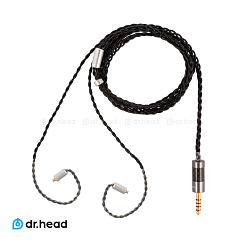 Фото - Labkable SilverBlack mmcx to 4.4 mm Sony balance Кабель Labkable SilverBlack mmcx to 4.4 mm Sony balance
