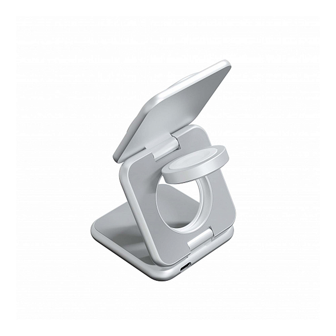 Беспроводная зарядка Magssory Fold for Samsung Silver - рис.5