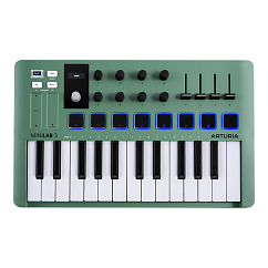 MIDI-клавиатура Arturia MiniLAB 3 Mint Edition midi-клавиатура и пэд-контроллер_OpenBox