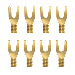 Разъём Wireworld Uni-Term Gold Spades Set of 8