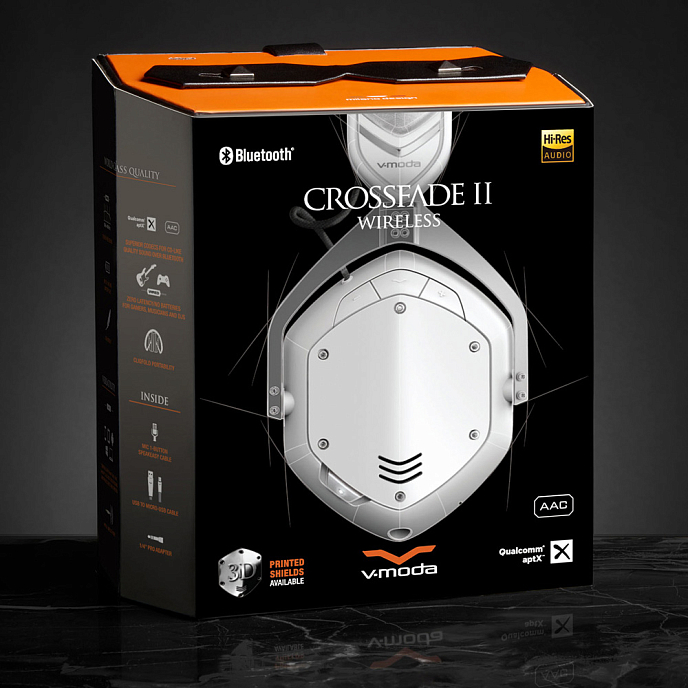 Наушники V-Moda Crossfade 2 Wireless Codex Edition Matte White - рис.6