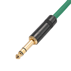 Кабель HeadMade Pro XLR-M - 6.3mm stereo Green 3m