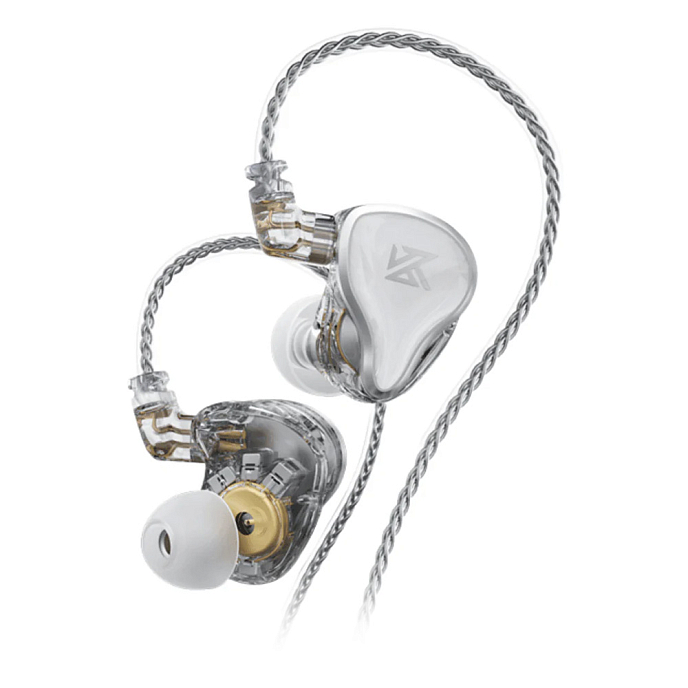 Наушники внутриканальные KZ ZAS without mic Silver - рис.0