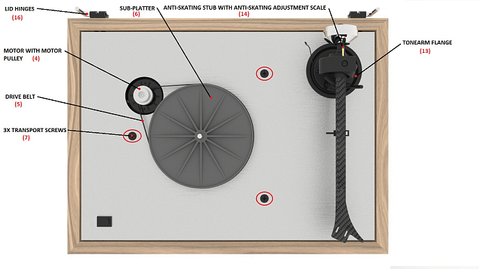 Проигрыватель винила Pro-Ject The Classic Eucalyptus - рис.4