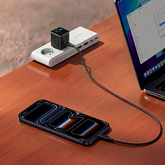 Сетевое зарядное устройство Anker Nano Charger 45W Smart Display Blue