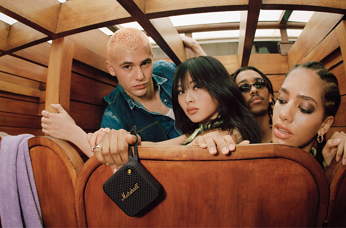 Портативная колонка Marshall Willen II Black & Brass - рис.8