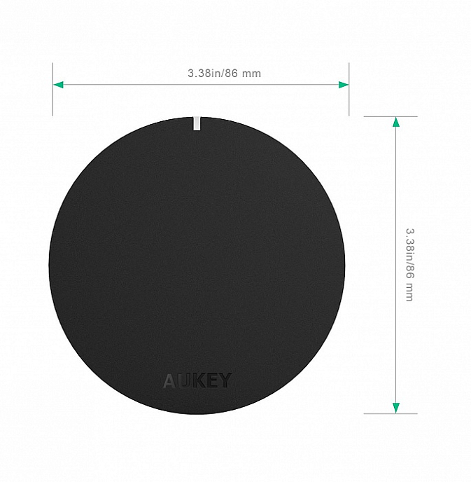 Сетевое зарядное устройство Aukey Qi-Enabled Wireless Charger - рис.1