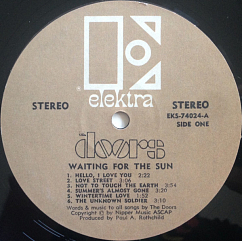 Виниловая пластинка The Doors - Waiting For The Sun LP