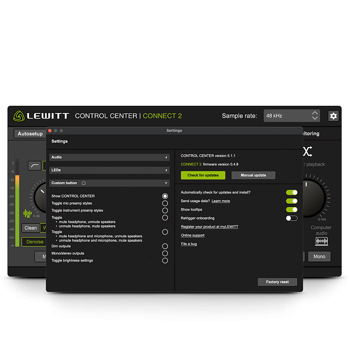 Аудиоинтерфейс Lewitt CONNECT 2 - рис.6