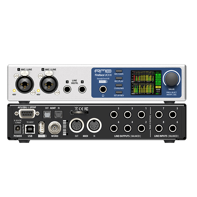 Аудиоинтерфейс RME Fireface UCX II - рис.1