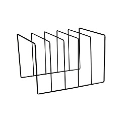 Подставка для пластинок Alive Audio AA-ACC-STDSQU (для 50 пластинок) Black