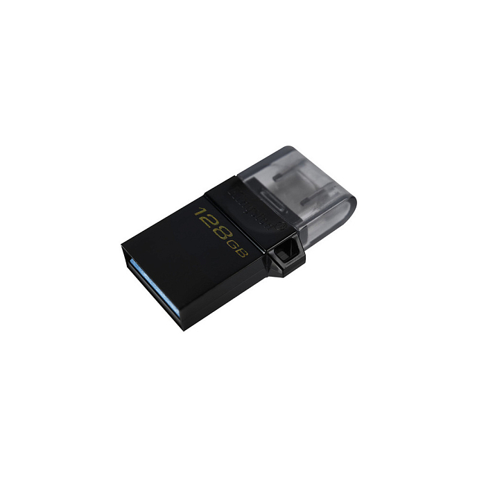 USB Flash накопитель Kingston DataTraveler microDuo3 G2 OTG 128Gb - рис.1