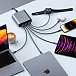 Сетевое зарядное устройство Satechi USB-C 6-Port PD GaN Charger 200W Space Grey - рис.4