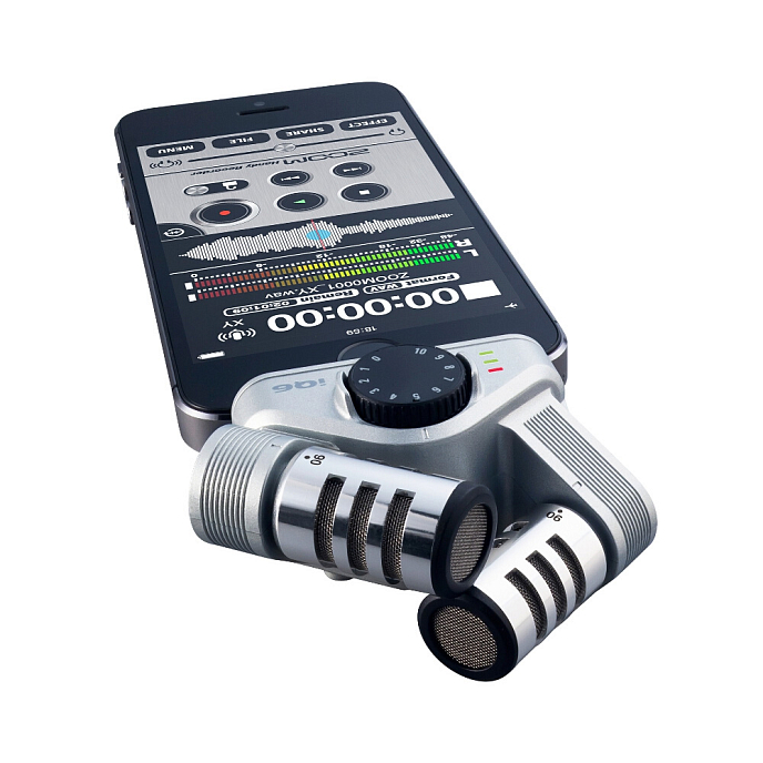 Микрофон для iOS-устройств Zoom iQ6 Silver - рис.6