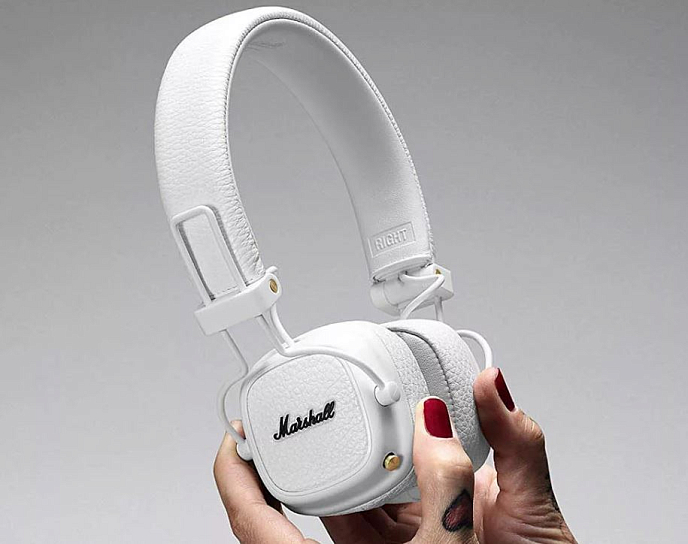 Беспроводные наушники Marshall Major III Bluetooth White - рис.5