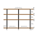 Стойка для Hi-Fi Solidsteel VL-4 Black/Walnut - рис.4