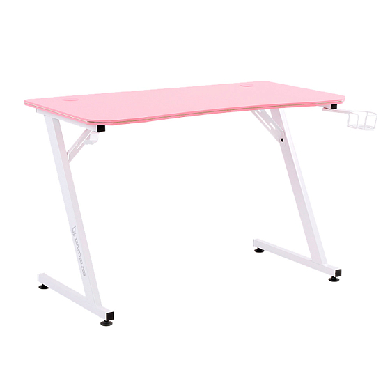 Компьютерный стол GameLab Monolith White / Pink - рис.0