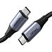 Кабель UGREEN US355 Gen2 Black USB-C/USB-C 1m - рис.1