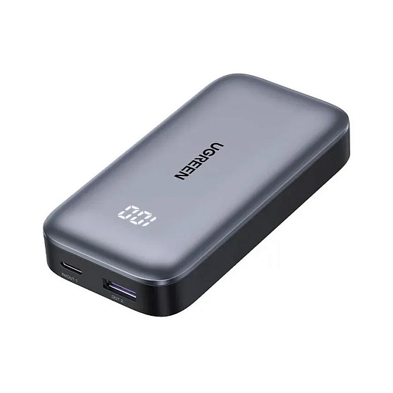 Внешний аккумулятор Ugreen PB502 (25185) 10000mAh 30W Grey - рис.0