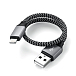 - рис.2 Кабель Satechi USB-A to Lightning Short Cable Space Grey - рис.2