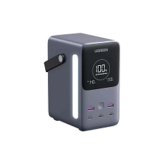 Внешний аккумулятор UGREEN PB770 48000mAh 300W 3USB-C + 2USB-A Grey