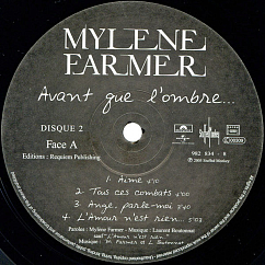 Виниловая пластинка Mylene Farmer - Avant Que L'Ombre...