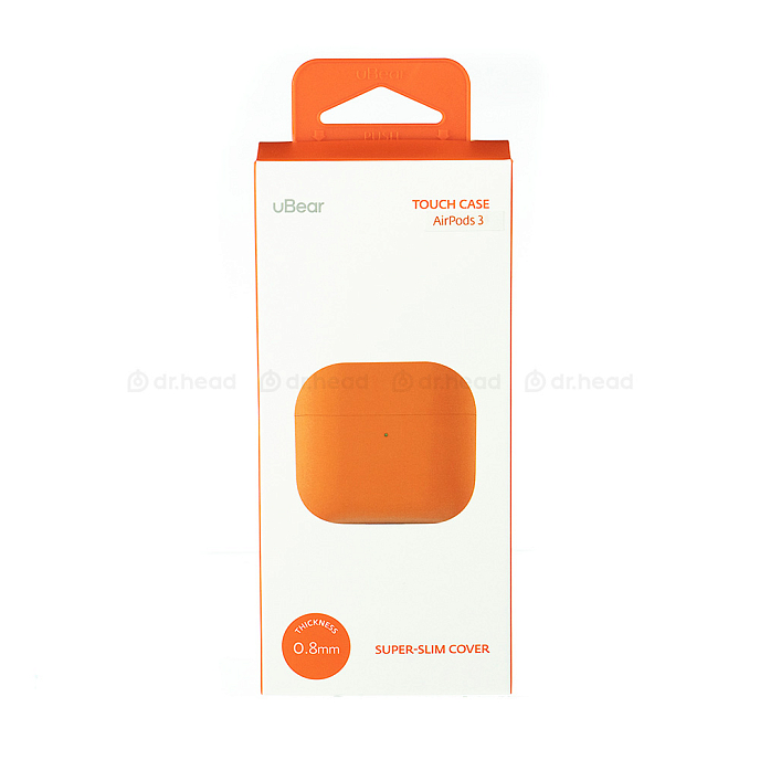 Чехол для Airpods uBear Touch Case for AirPods 3 Orange - рис.3