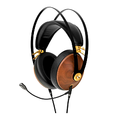 Наушники полноразмерные Meze 99 Classics Boom Mic Kit Walnut Gold