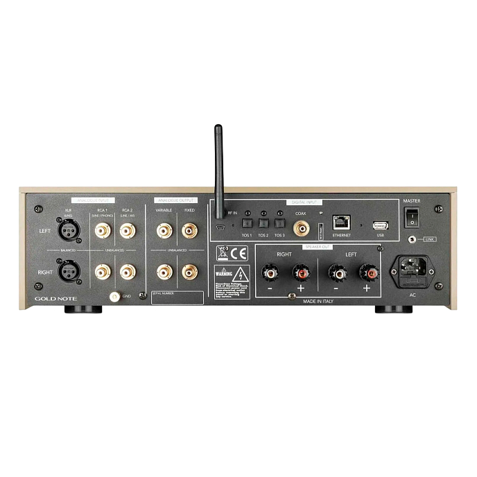 Интегральный усилитель Gold Note IS-1000 MK2 Deluxe Gold - рис.1