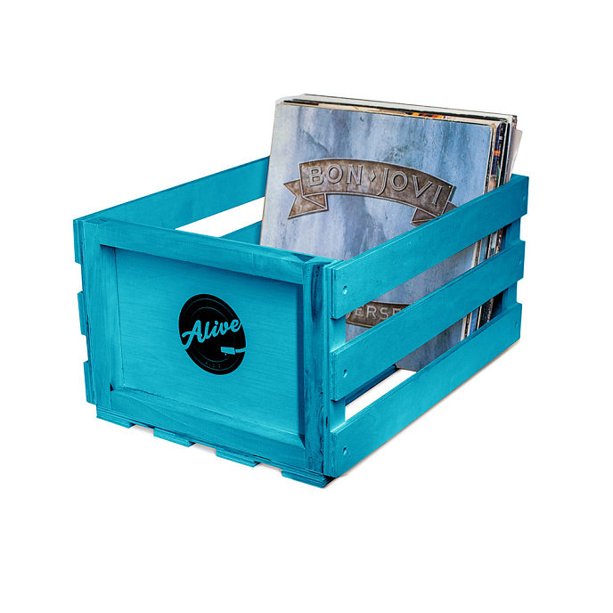 Ящик для винила Alive Audio Nature BX-085 Blue - рис.1